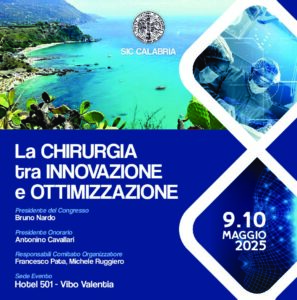 Congresso Regionale SIC Calabria 2025 – “La Chirurgia tra Innovazione e Ottimizzazione”